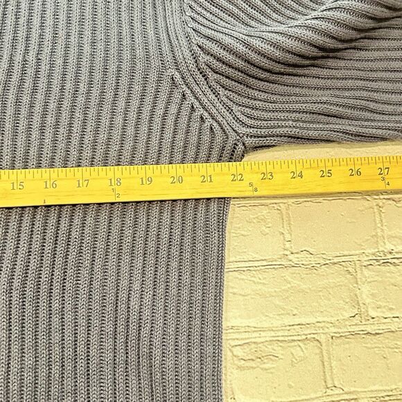 L.L. Bean Rope Sweater Fisherman Pullover Men's Size Med Regular Blue O JSB4 - Picture 6 of 8